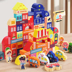 Colorful Macaron Building Blocks Creative STEM Toy for Kids