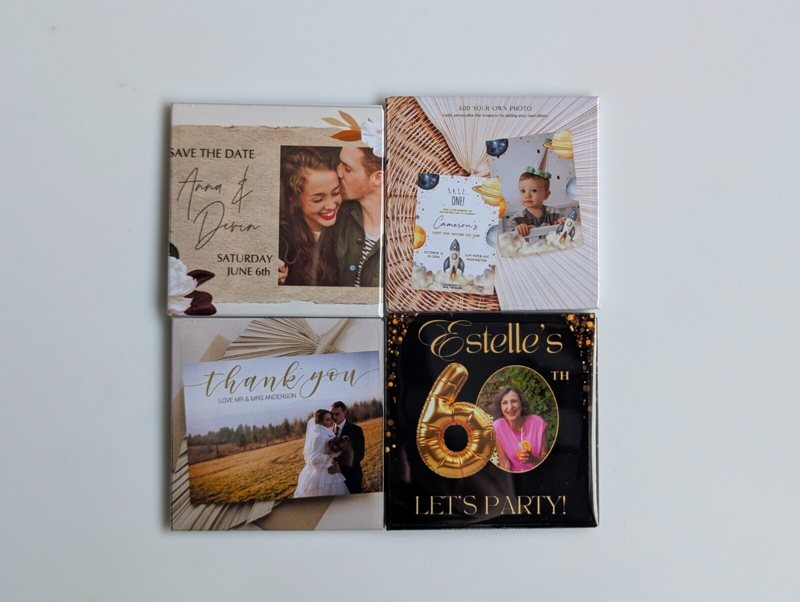 Personalised Photo Magnets