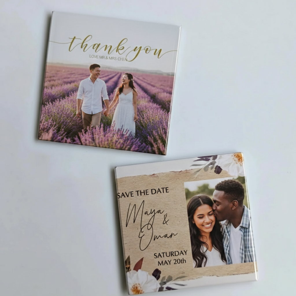 Love Story Magnets – Personalised Couple Photo Magnets